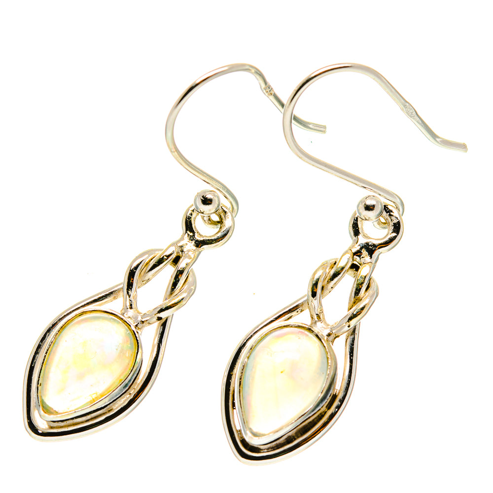Ethiopian Opal Earrings handcrafted by Ana Silver Co - EARR417074
