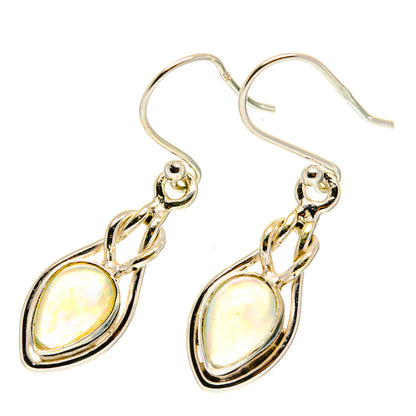Ethiopian Opal Earrings handcrafted by Ana Silver Co - EARR417074
