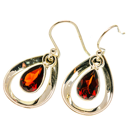 Garnet Earrings handcrafted by Ana Silver Co - EARR417080