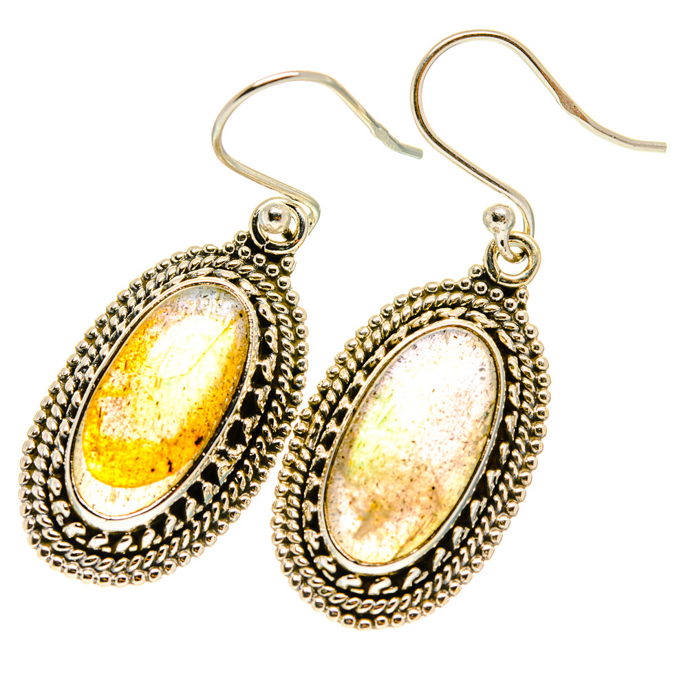 Labradorite Earrings handcrafted by Ana Silver Co - EARR417081