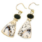 Dendritic Opal Earrings handcrafted by Ana Silver Co - EARR417093