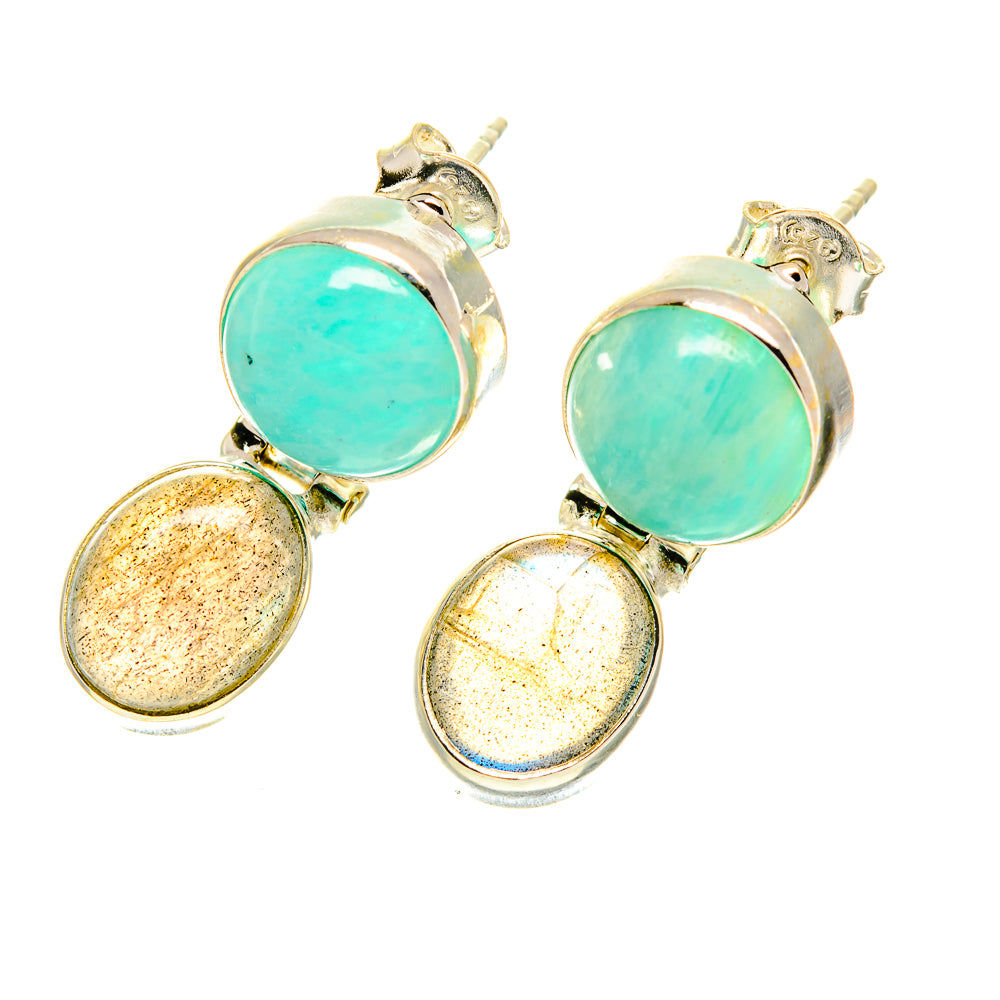 Labradorite Earrings handcrafted by Ana Silver Co - EARR417096