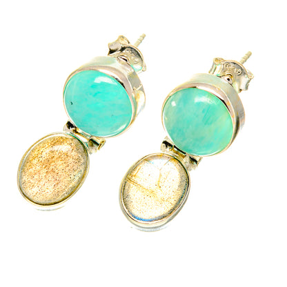 Labradorite Earrings handcrafted by Ana Silver Co - EARR417096