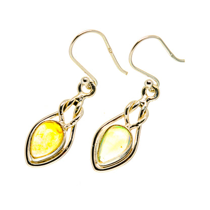 Ethiopian Opal Earrings handcrafted by Ana Silver Co - EARR417105