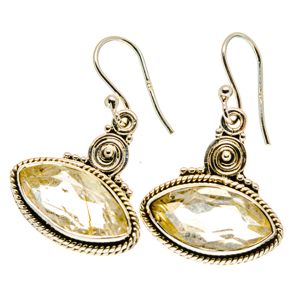 Citrine Earrings handcrafted by Ana Silver Co - EARR417112