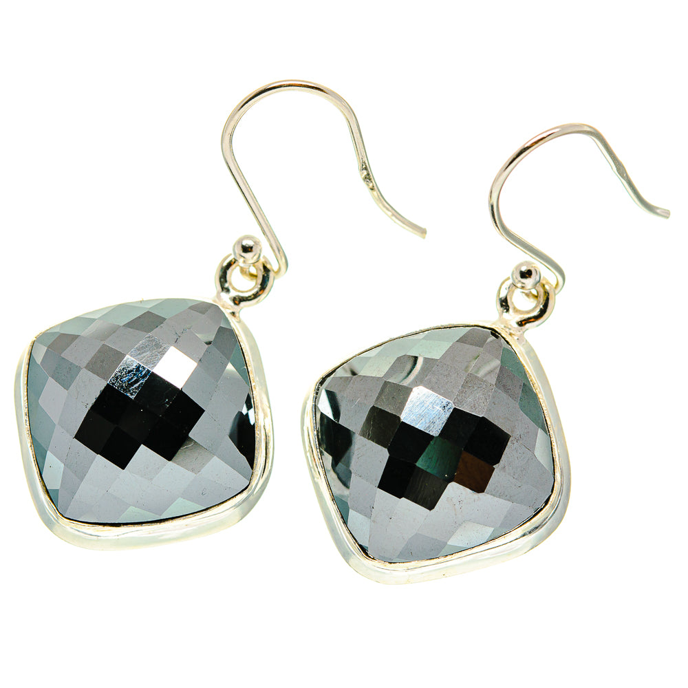 Hematite Earrings handcrafted by Ana Silver Co - EARR417114