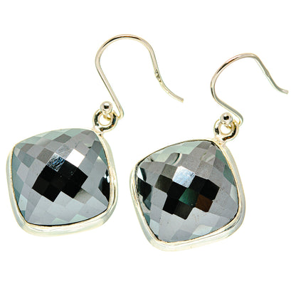 Hematite Earrings handcrafted by Ana Silver Co - EARR417114