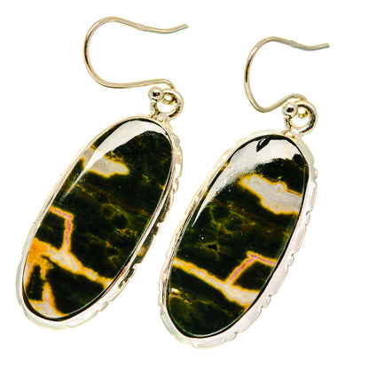 Ocean Jasper Earrings handcrafted by Ana Silver Co - EARR417118