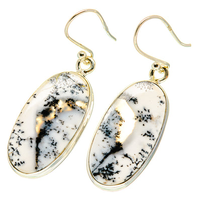 Dendritic Opal Earrings handcrafted by Ana Silver Co - EARR417123