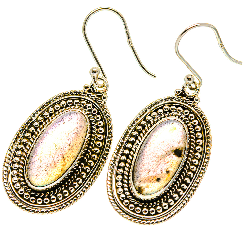 Labradorite Earrings handcrafted by Ana Silver Co - EARR417124