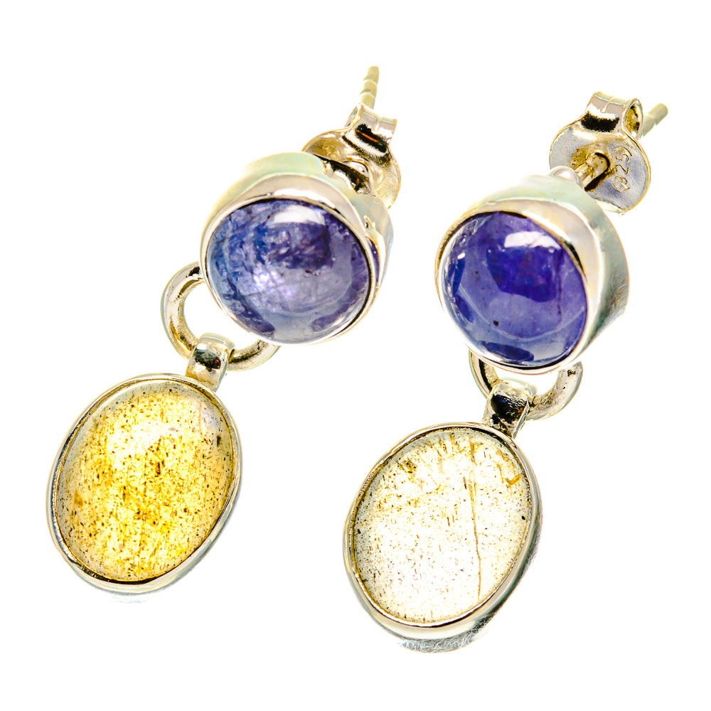 Labradorite Earrings handcrafted by Ana Silver Co - EARR417126