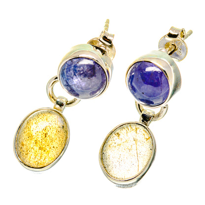 Labradorite Earrings handcrafted by Ana Silver Co - EARR417126