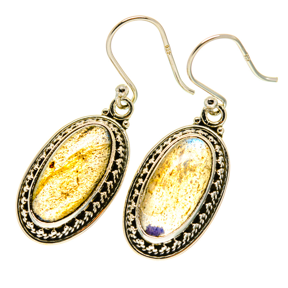 Labradorite Earrings handcrafted by Ana Silver Co - EARR417133