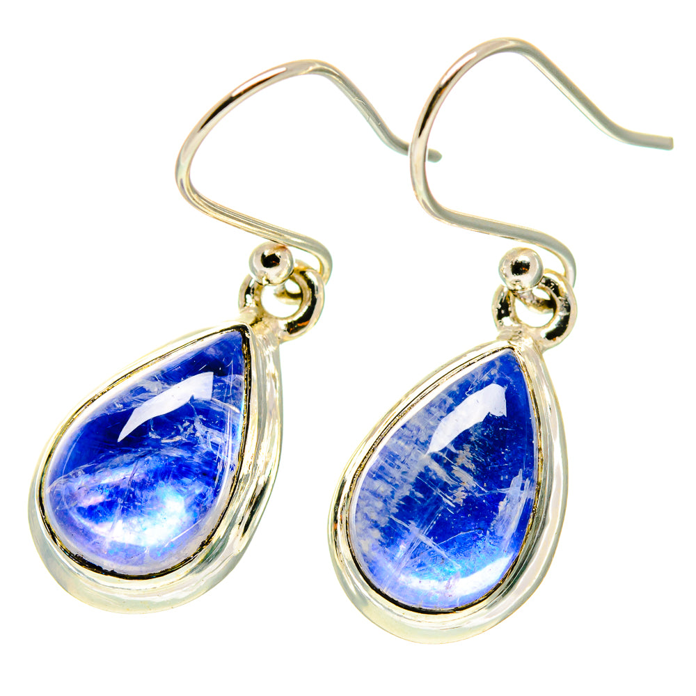 Rainbow Moonstone Earrings handcrafted by Ana Silver Co - EARR417137