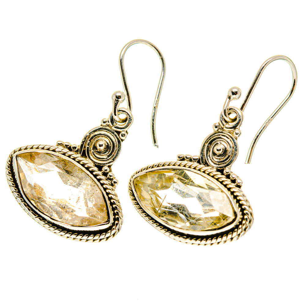 Citrine Earrings handcrafted by Ana Silver Co - EARR417138