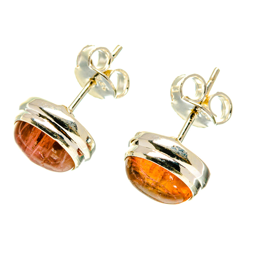 Pink Tourmaline Earrings handcrafted by Ana Silver Co - EARR417139