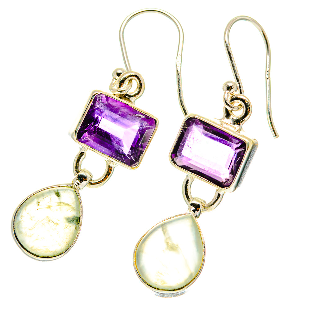 Prehnite Earrings handcrafted by Ana Silver Co - EARR417146