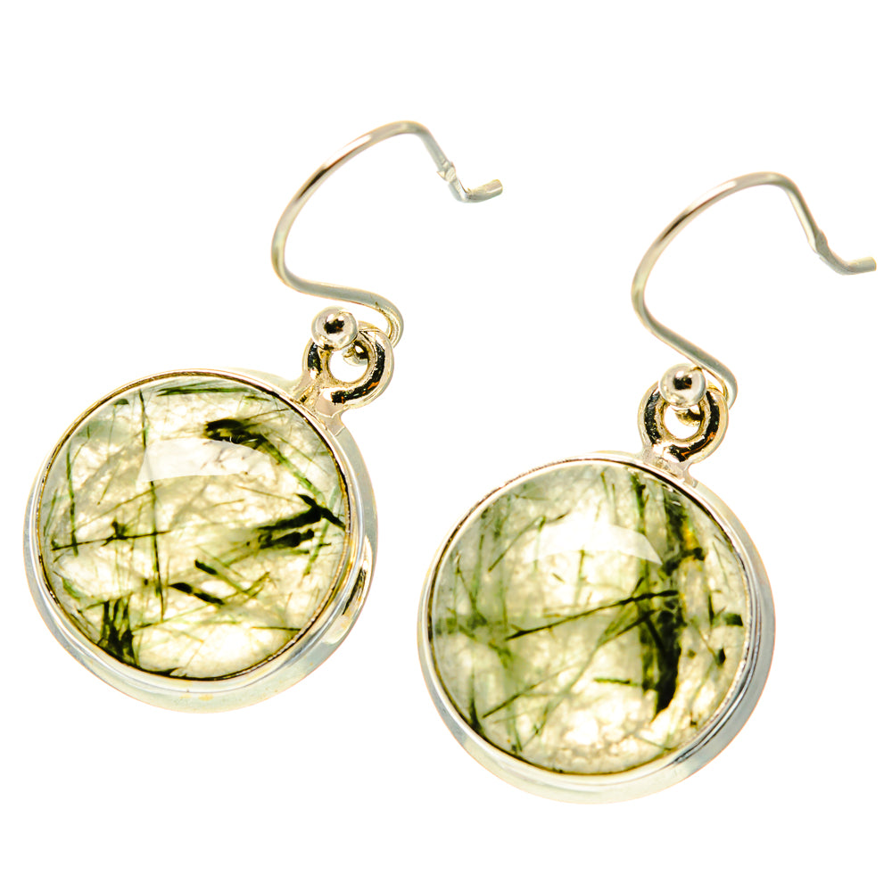 Tourmalinated Quartz Earrings handcrafted by Ana Silver Co - EARR417149