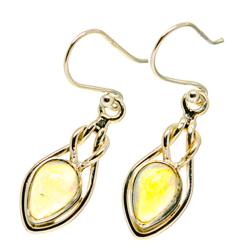 Ethiopian Opal Earrings handcrafted by Ana Silver Co - EARR417157