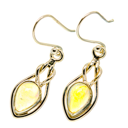 Ethiopian Opal Earrings handcrafted by Ana Silver Co - EARR417157