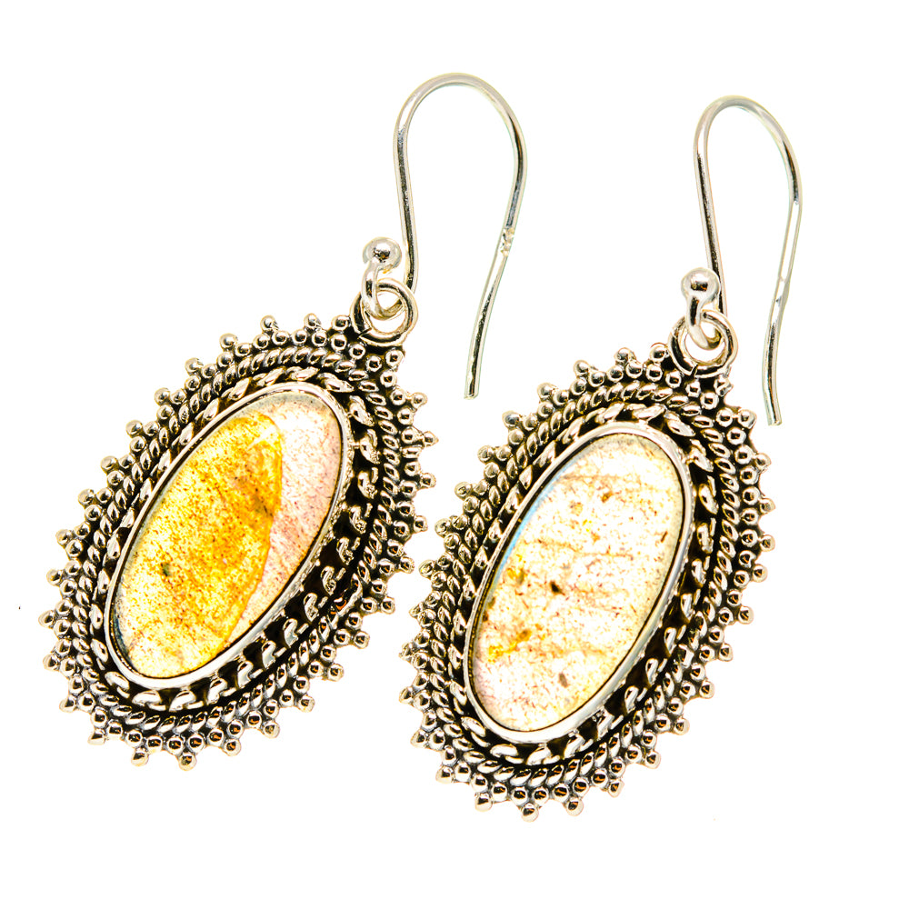 Labradorite Earrings handcrafted by Ana Silver Co - EARR417160