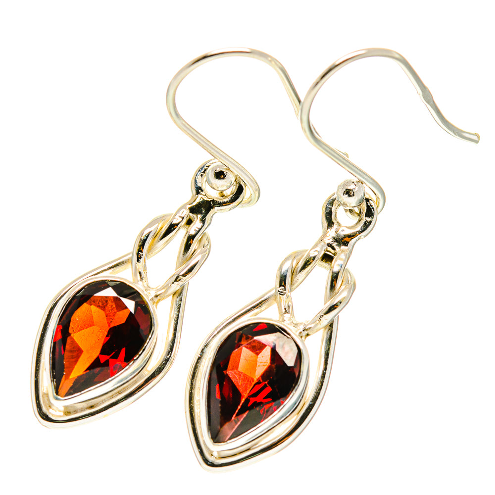 Garnet Earrings handcrafted by Ana Silver Co - EARR417164