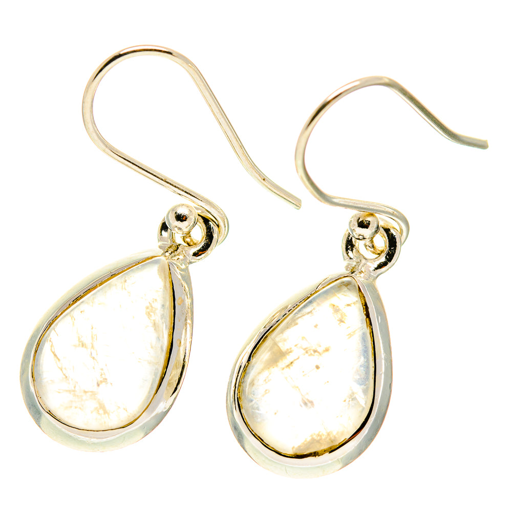 Rainbow Moonstone Earrings handcrafted by Ana Silver Co - EARR417166