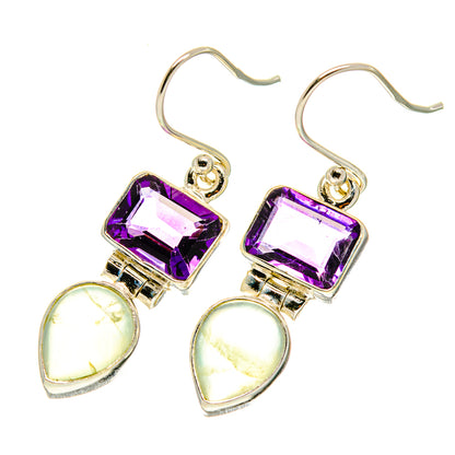 Prehnite Earrings handcrafted by Ana Silver Co - EARR417168