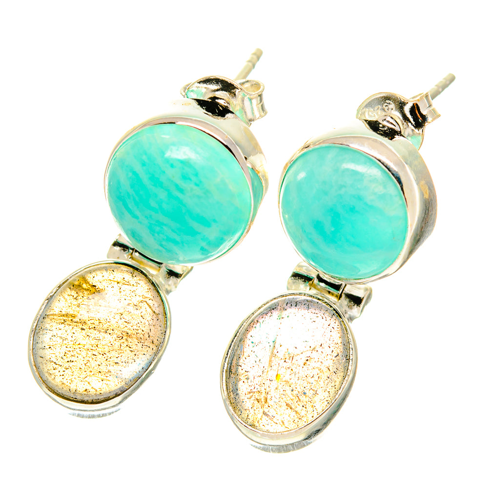 Labradorite Earrings handcrafted by Ana Silver Co - EARR417169