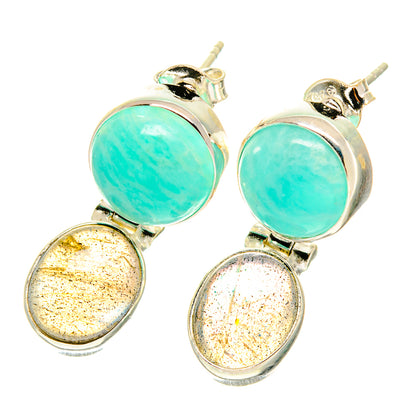 Labradorite Earrings handcrafted by Ana Silver Co - EARR417169