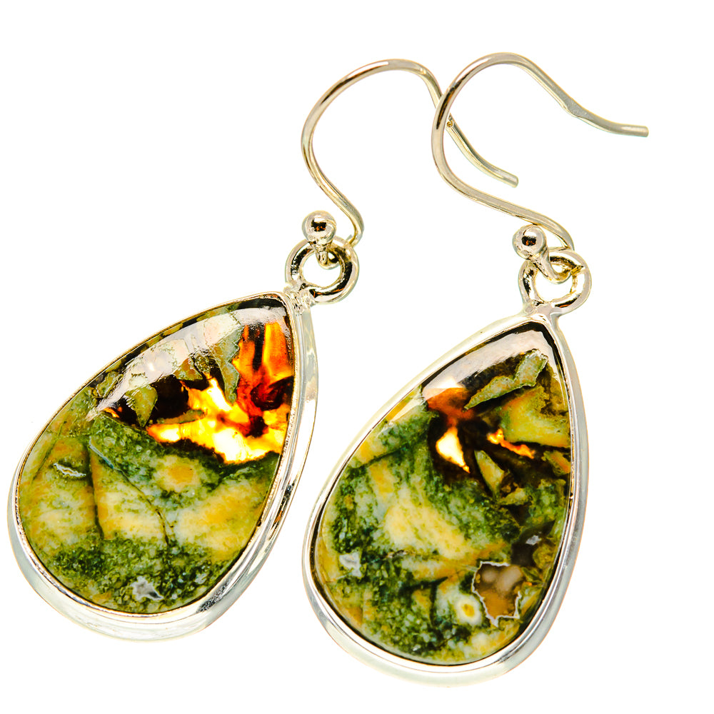 Rainforest Opal Earrings handcrafted by Ana Silver Co - EARR417176