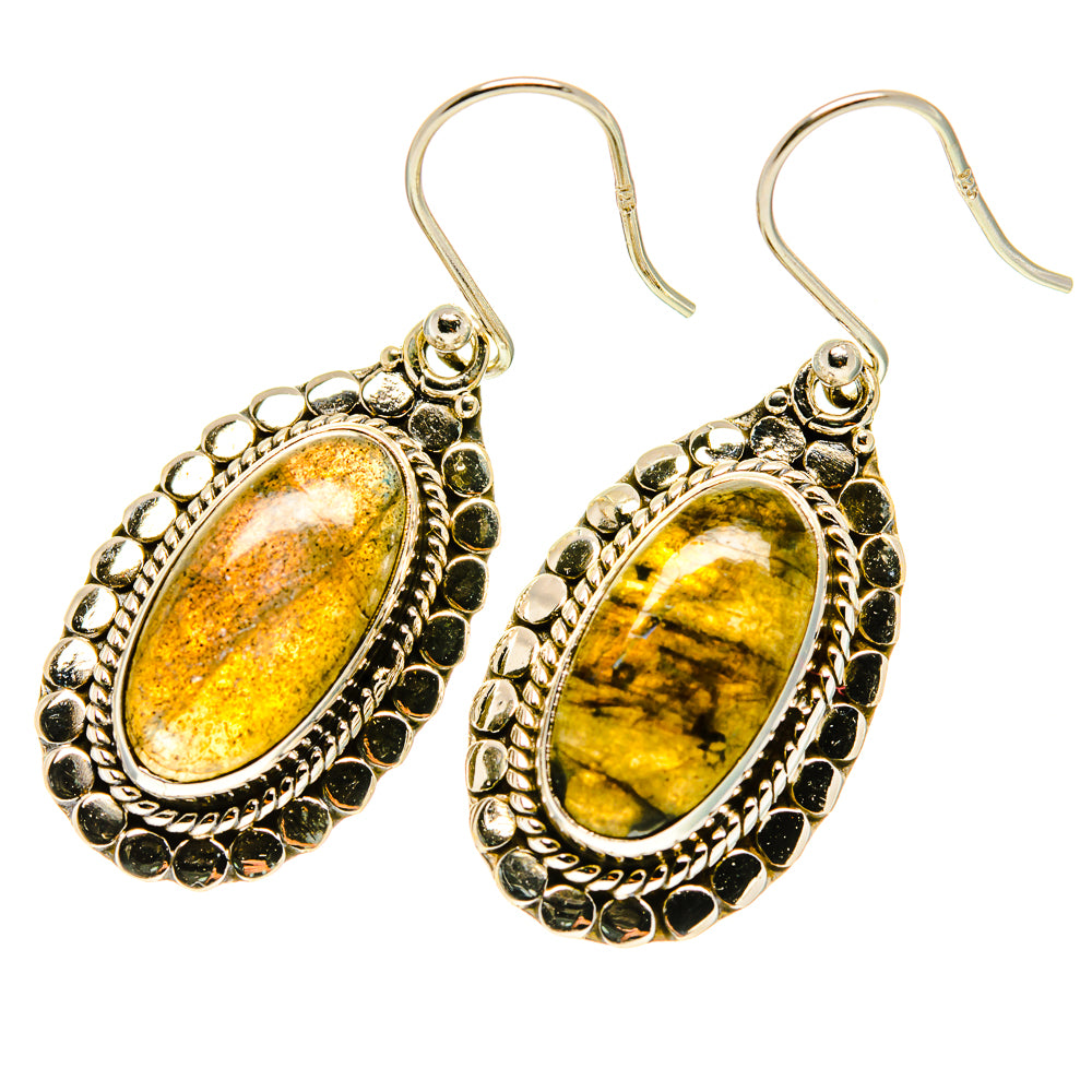 Labradorite Earrings handcrafted by Ana Silver Co - EARR417186