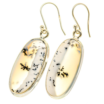 Dendritic Opal Earrings handcrafted by Ana Silver Co - EARR417195