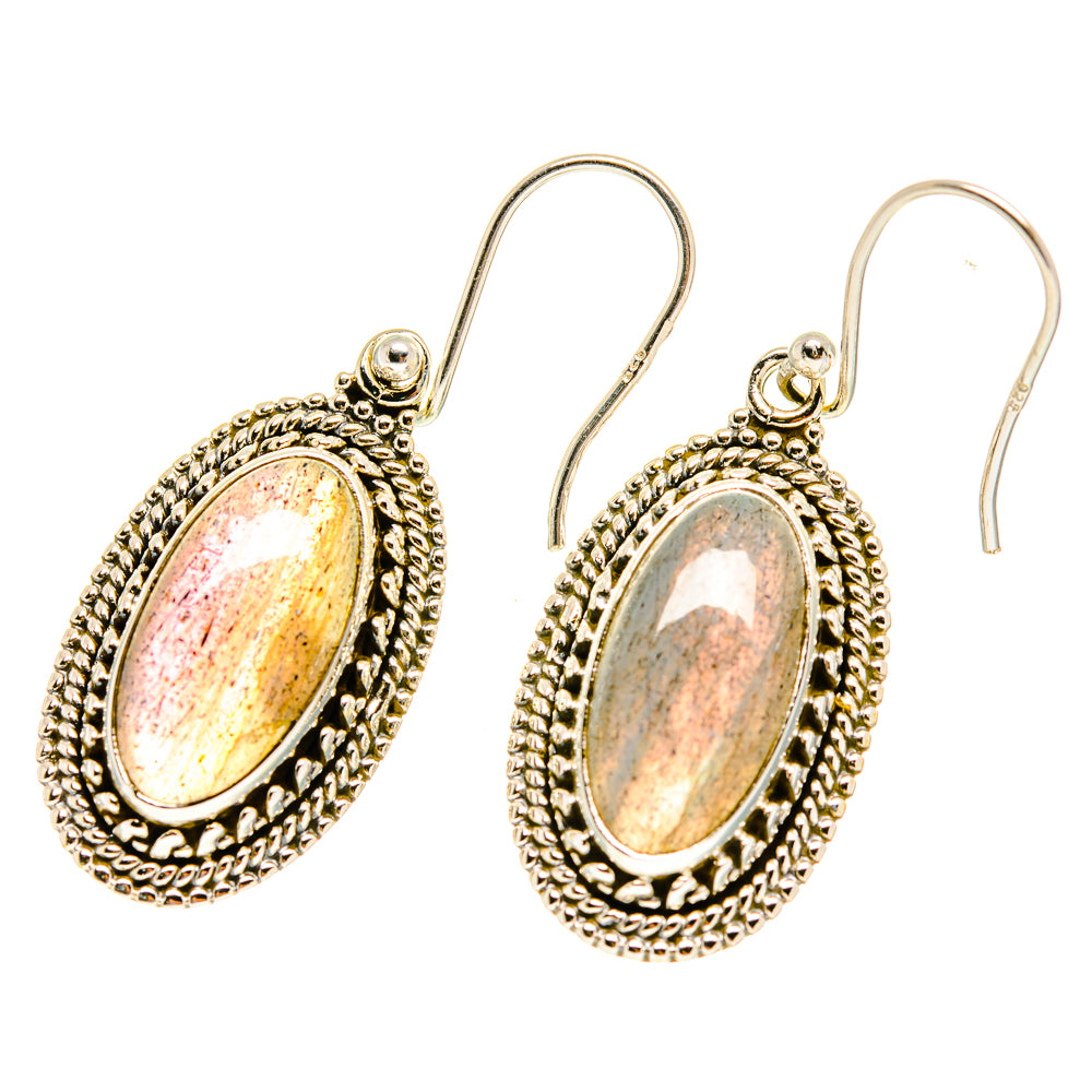 Labradorite Earrings handcrafted by Ana Silver Co - EARR417213