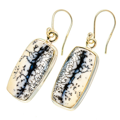Dendritic Opal Earrings handcrafted by Ana Silver Co - EARR417215