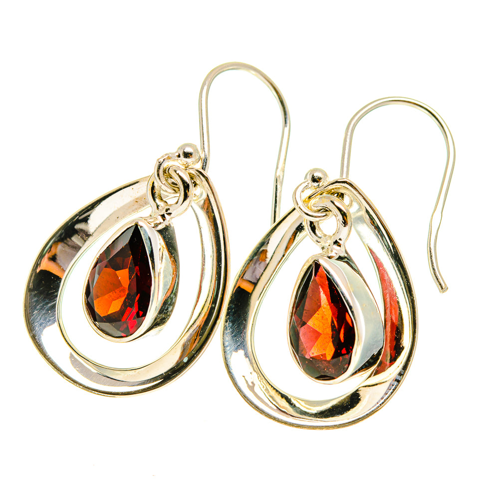 Garnet Earrings handcrafted by Ana Silver Co - EARR417226