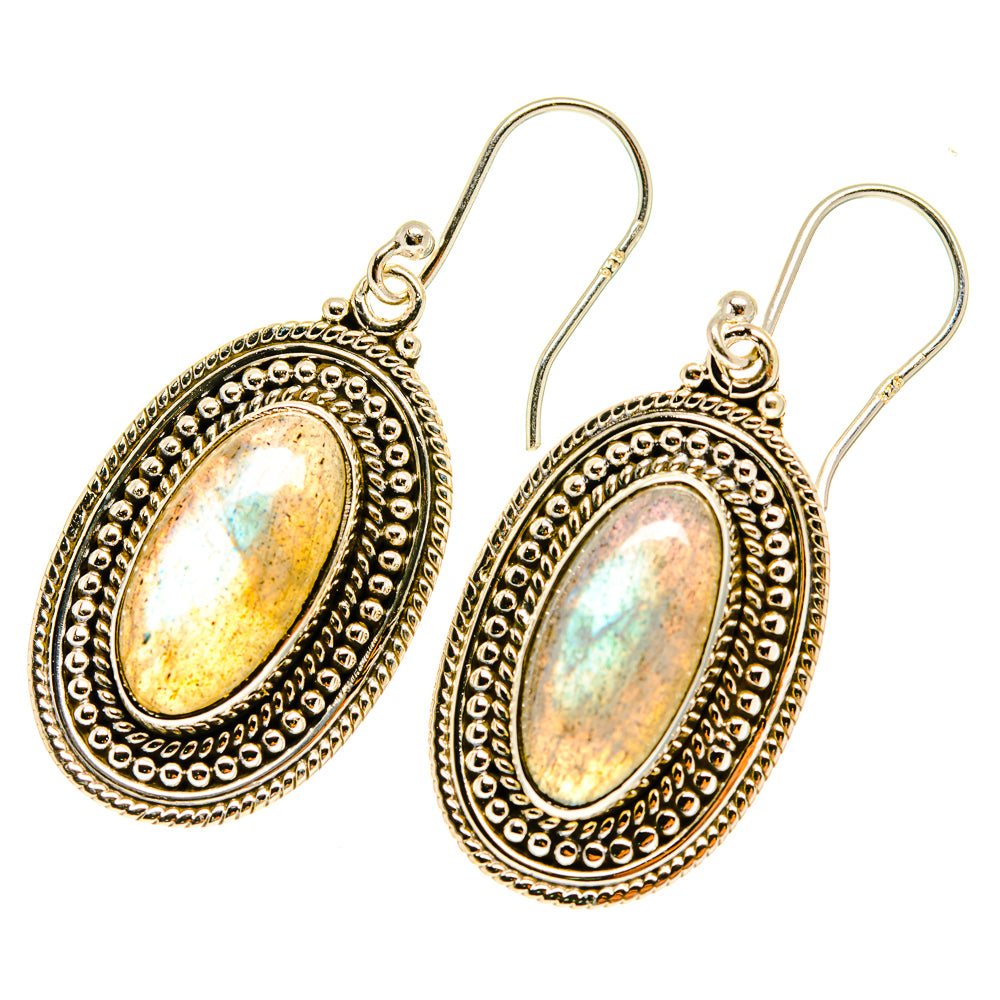 Labradorite Earrings handcrafted by Ana Silver Co - EARR417240