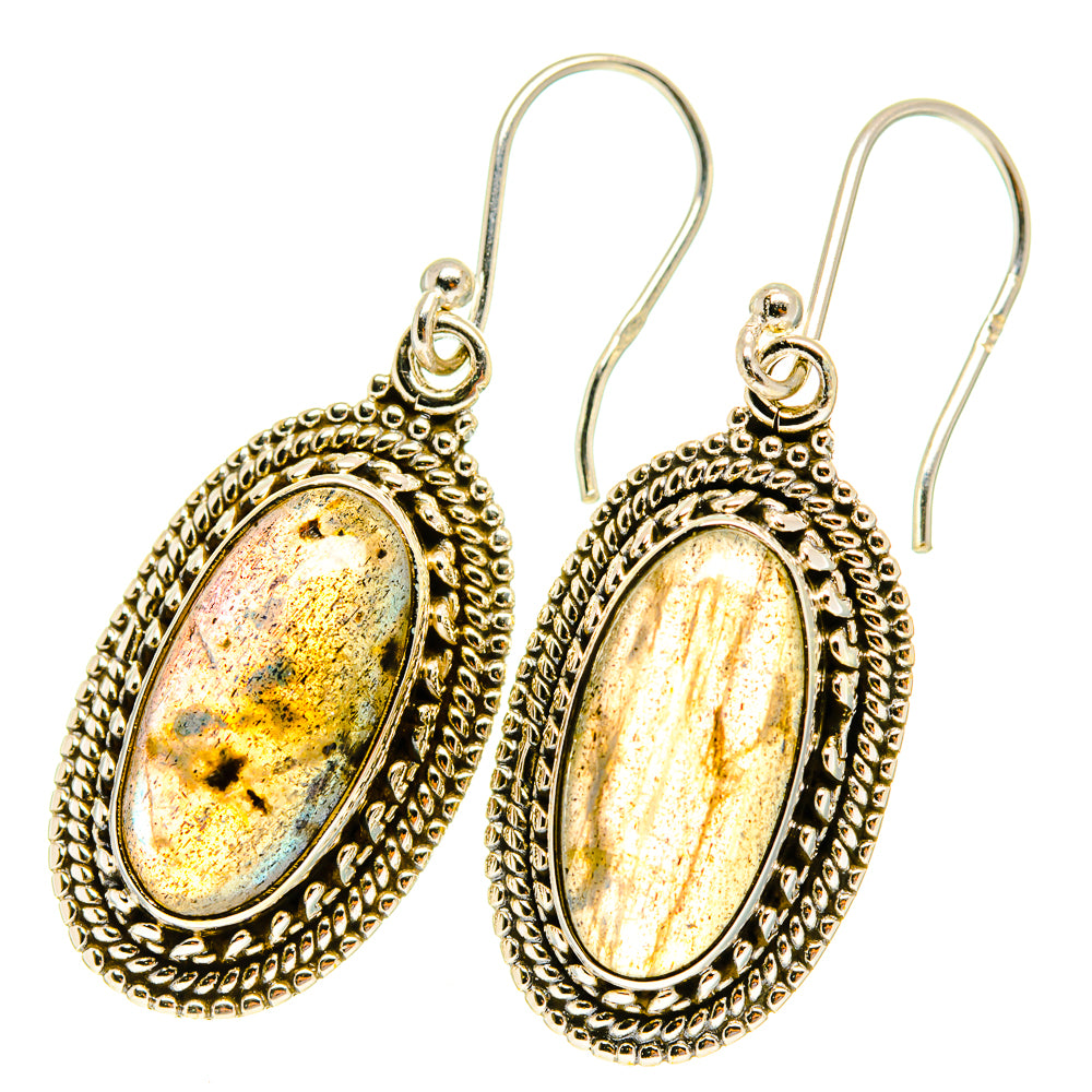 Labradorite Earrings handcrafted by Ana Silver Co - EARR417243