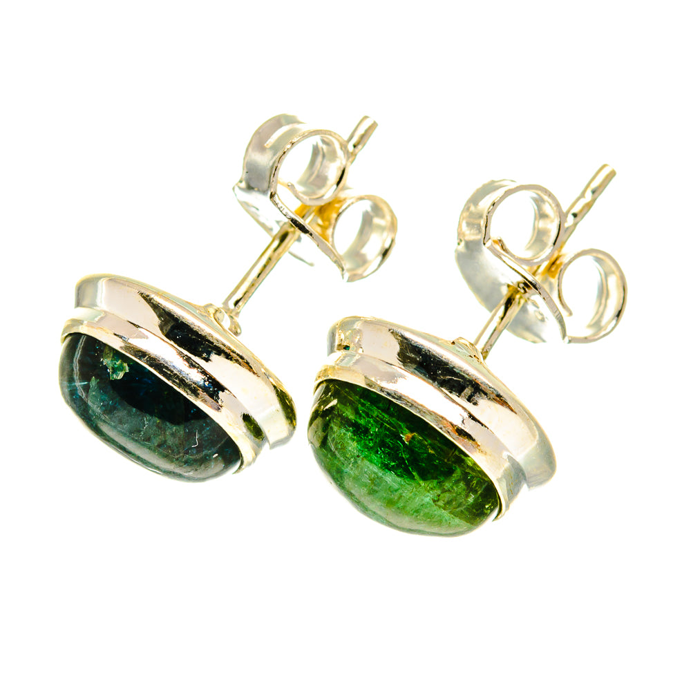 Green Tourmaline Earrings handcrafted by Ana Silver Co - EARR417253