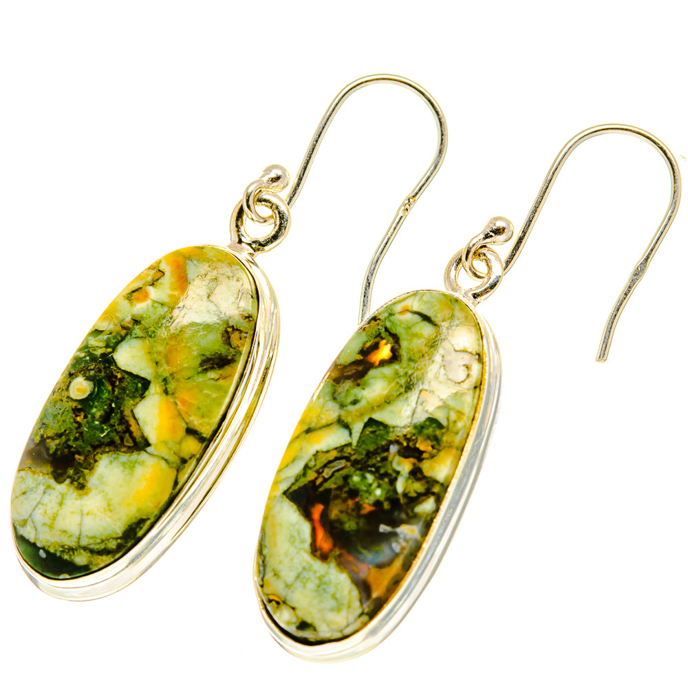 Rainforest Opal Earrings handcrafted by Ana Silver Co - EARR417256