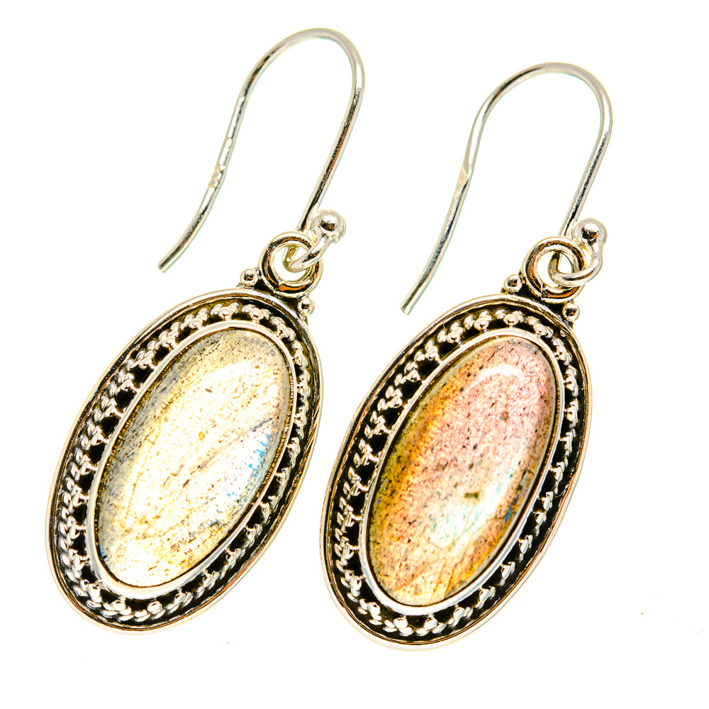 Labradorite Earrings handcrafted by Ana Silver Co - EARR417260