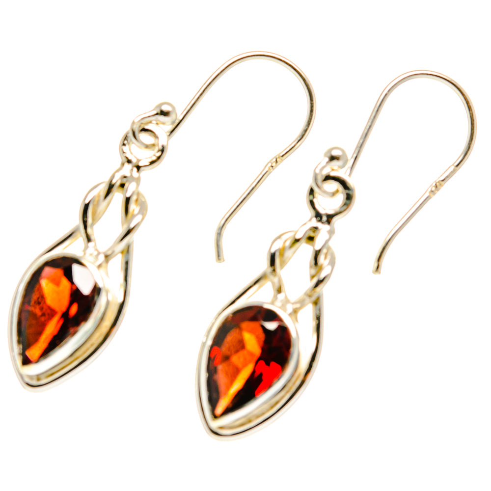 Garnet Earrings handcrafted by Ana Silver Co - EARR417267