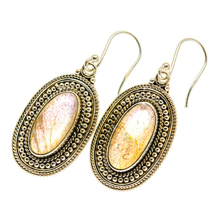 Labradorite Earrings handcrafted by Ana Silver Co - EARR417268
