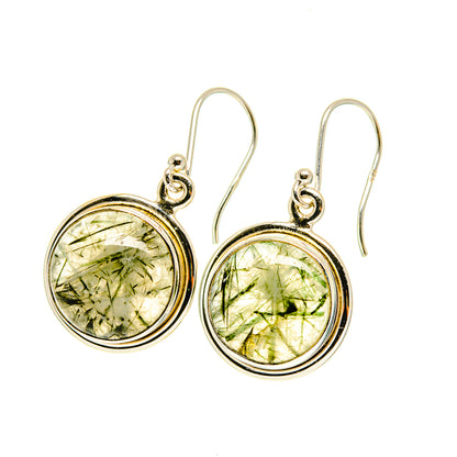 Tourmalinated Quartz Earrings handcrafted by Ana Silver Co - EARR417280