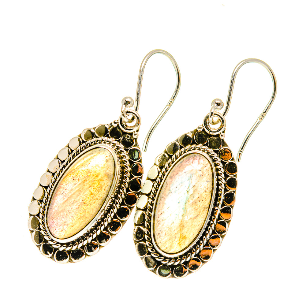 Labradorite Earrings handcrafted by Ana Silver Co - EARR417282