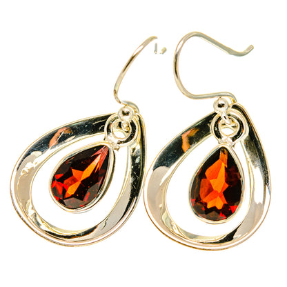 Garnet Earrings handcrafted by Ana Silver Co - EARR417292
