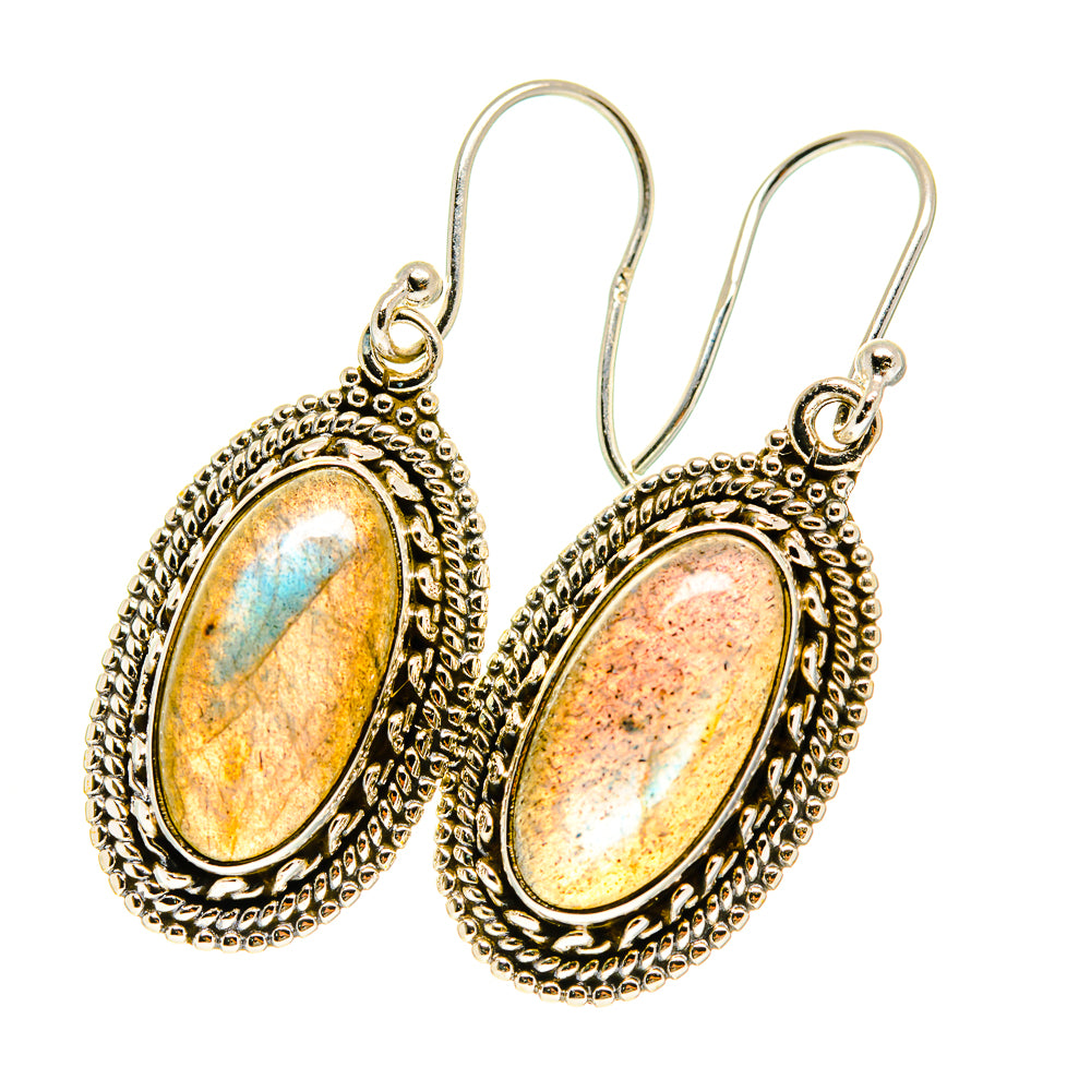 Labradorite Earrings handcrafted by Ana Silver Co - EARR417314