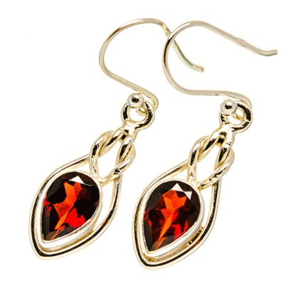 Garnet Earrings handcrafted by Ana Silver Co - EARR417316