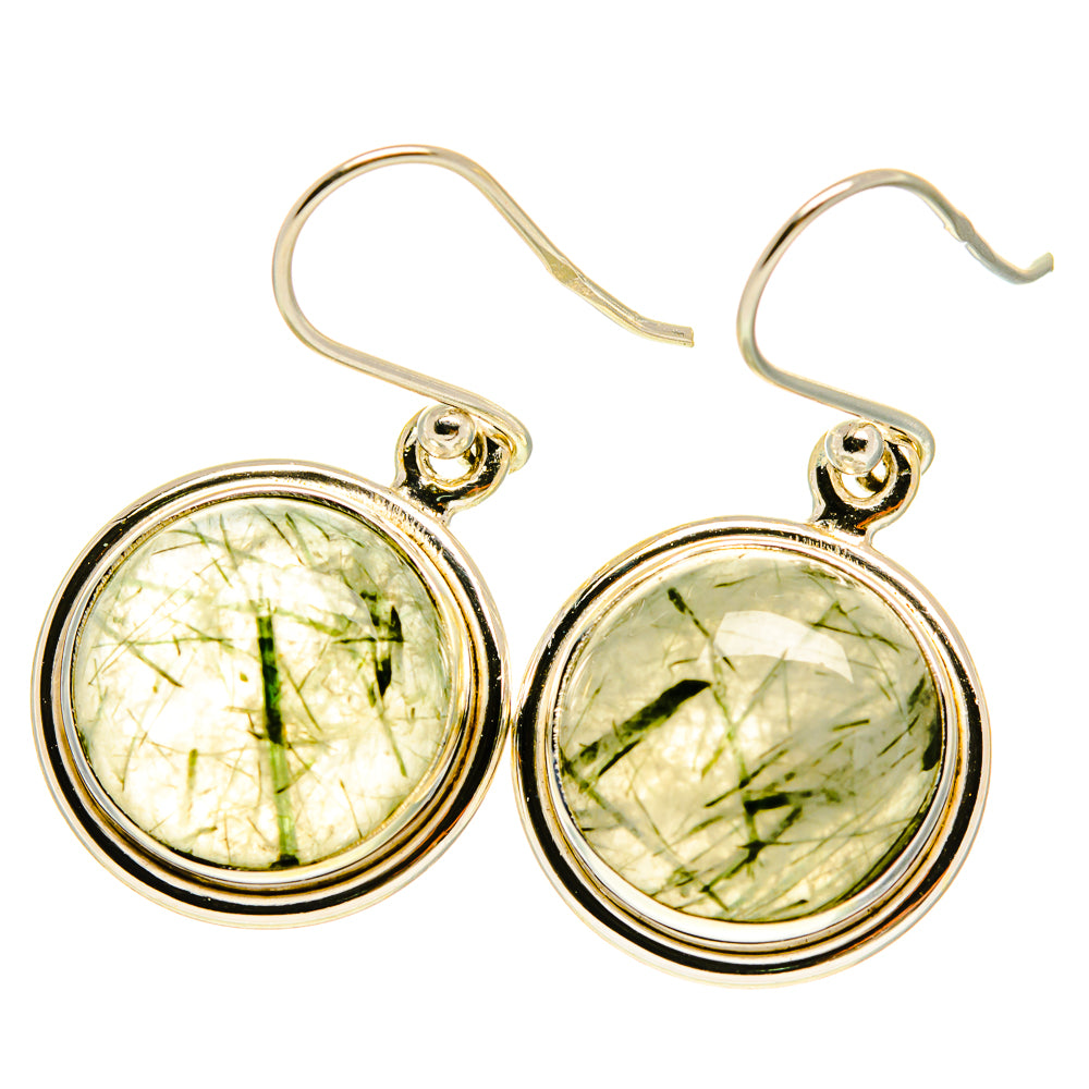 Tourmalinated Quartz Earrings handcrafted by Ana Silver Co - EARR417326
