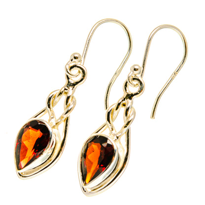 Garnet Earrings handcrafted by Ana Silver Co - EARR417335